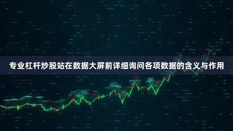 专业杠杆炒股站在数据大屏前详细询问各项数据的含义与作用